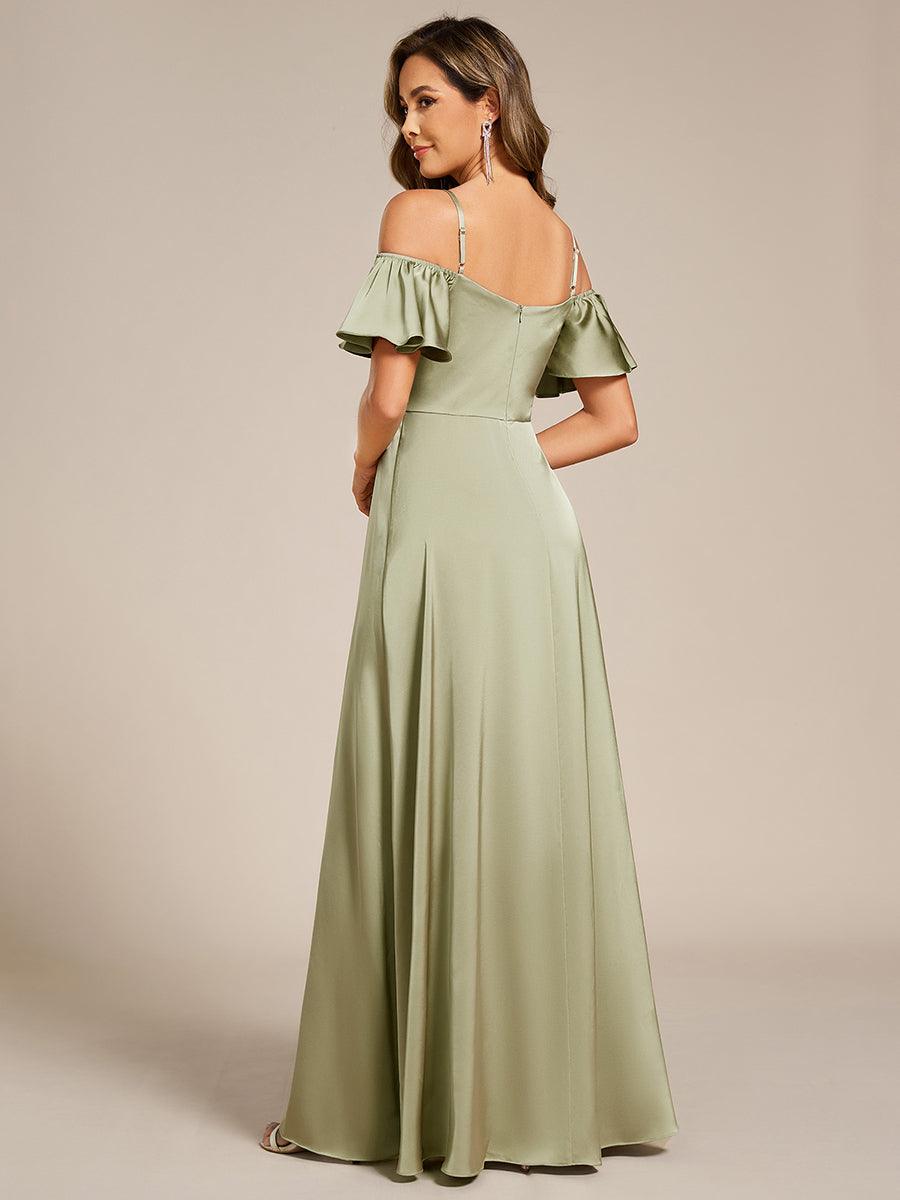 Meilleurs choix de robes de demoiselle d'honneur en satin #Style_ES00437SG