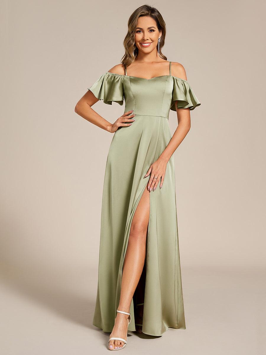 Meilleurs choix de robes de demoiselle d'honneur en satin #Style_ES00437SG