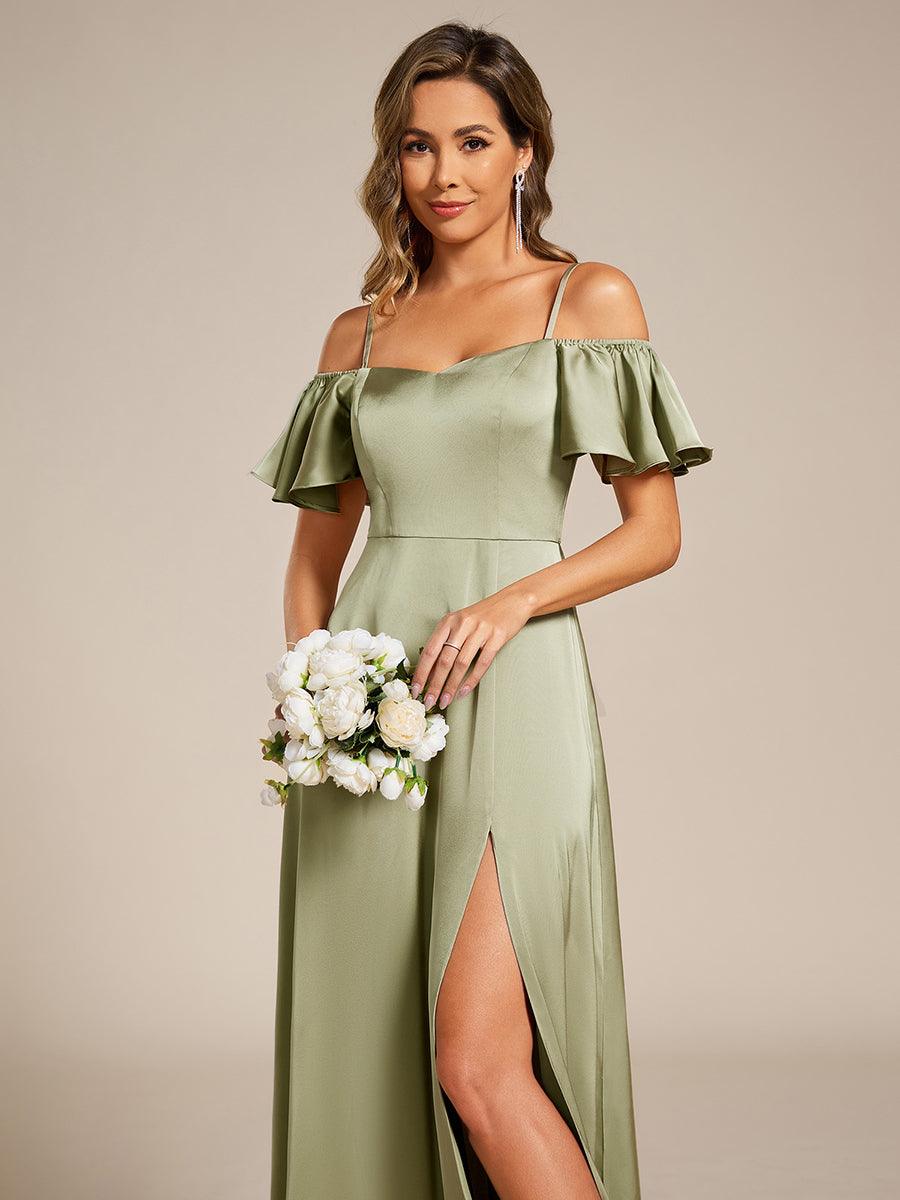 Meilleurs choix de robes de demoiselle d'honneur en satin #Style_ES00437SG