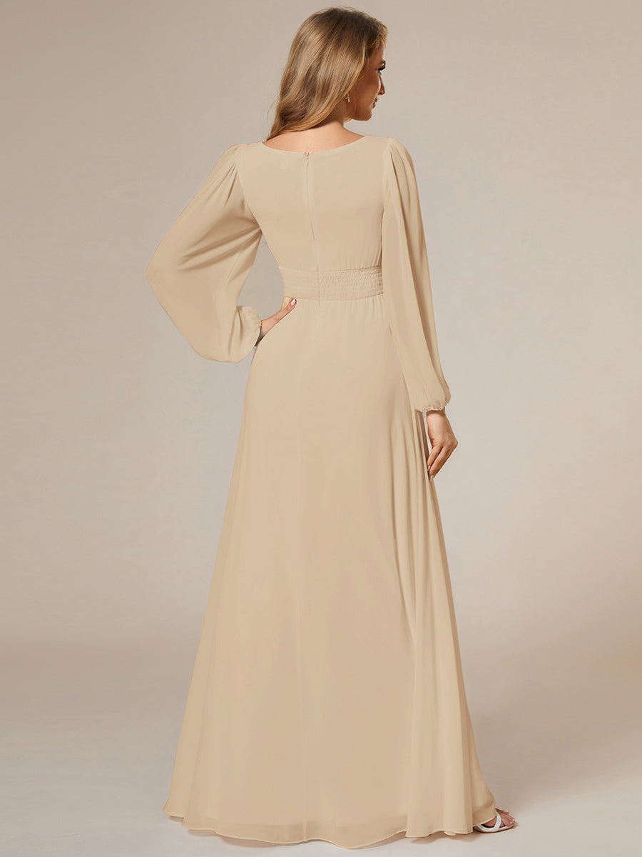 Top Picks Champagne Bridesmaid Gowns #style_ES0106BCH