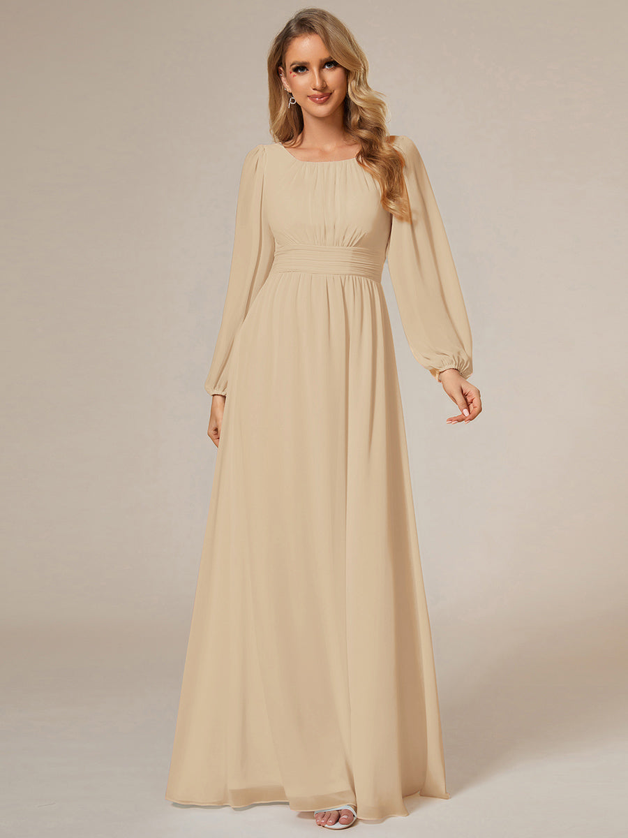 Top Picks Champagne Bridesmaid Gowns #style_ES0106BCH