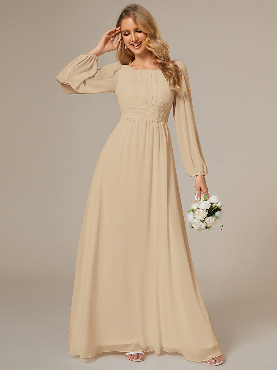 Top Picks Champagne Bridesmaid Gowns #style_ES0106BCH