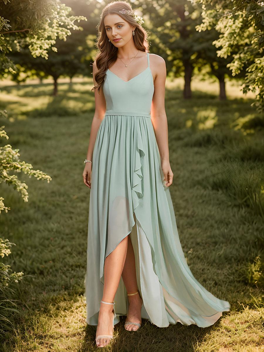 Robe Fente Avant GRACE KARIN Robe Cocktail Sans Manches Avec Fente Et Volants - Élégante Et Sexy Pour Soirée Tenue Cocktail Romantique Robe Fente Avant GRACE KARIN Robe Cocktail Sans Manches Avec Fente Et Volants - Élégante Et Sexy Pour Soirée Tenue Cocktail Romantique