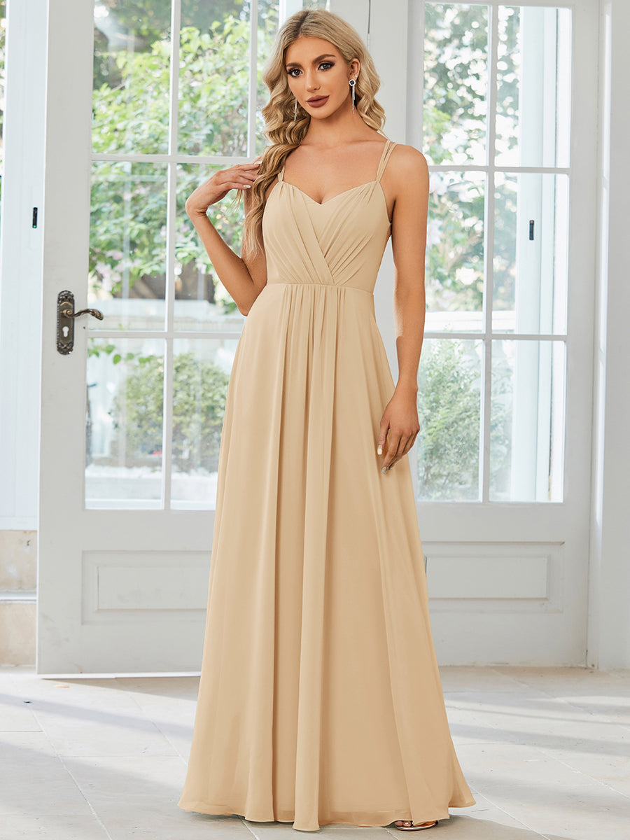 Top Picks Champagne Bridesmaid Gowns #Couleur_Charbon