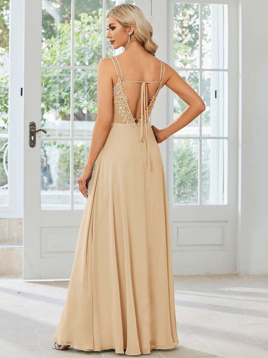 Top Picks Champagne Bridesmaid Gowns #Couleur_Charbon