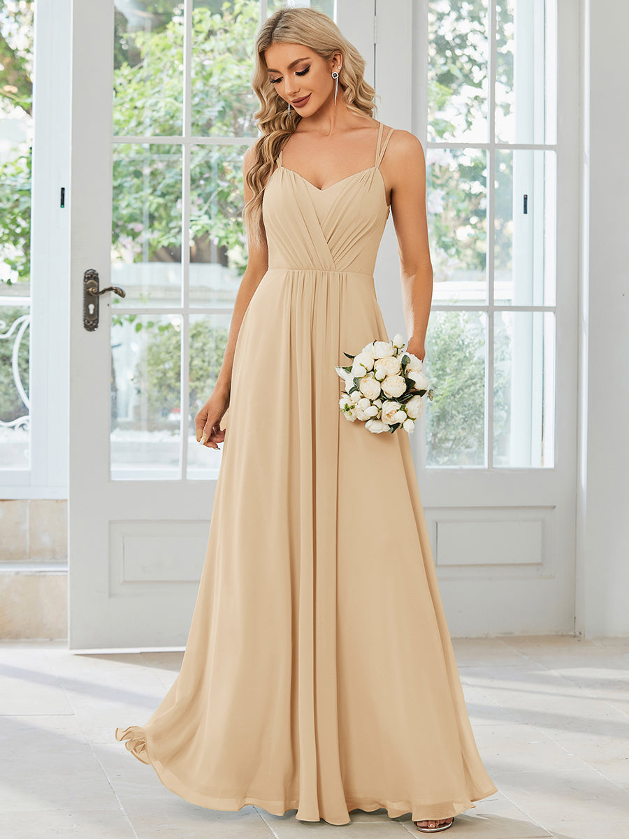 Top Picks Champagne Bridesmaid Gowns #style_ES01692CH