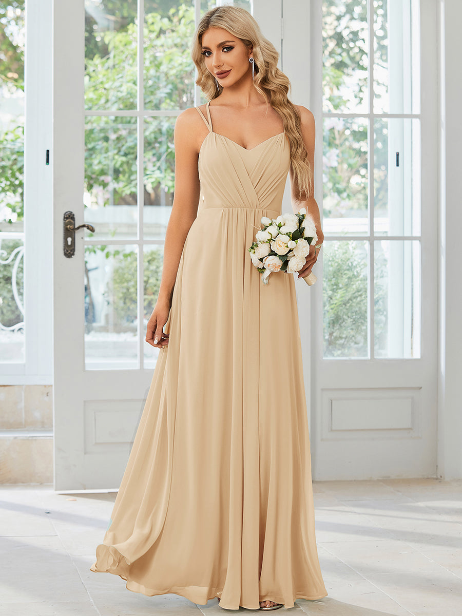 Top Picks Champagne Bridesmaid Gowns #style_ES01692CH
