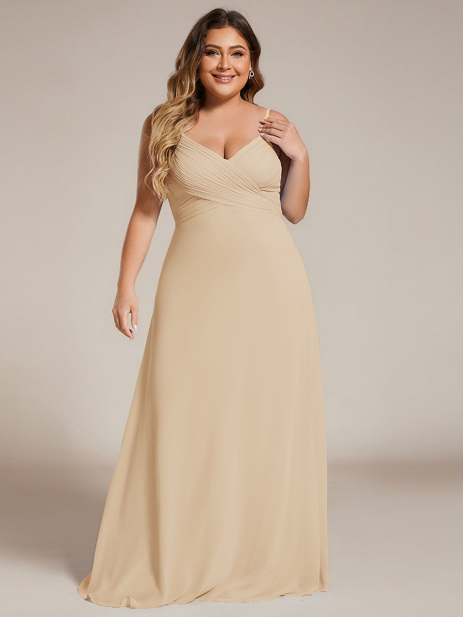Top Picks Champagne Bridesmaid Gowns #style_ES80026CH