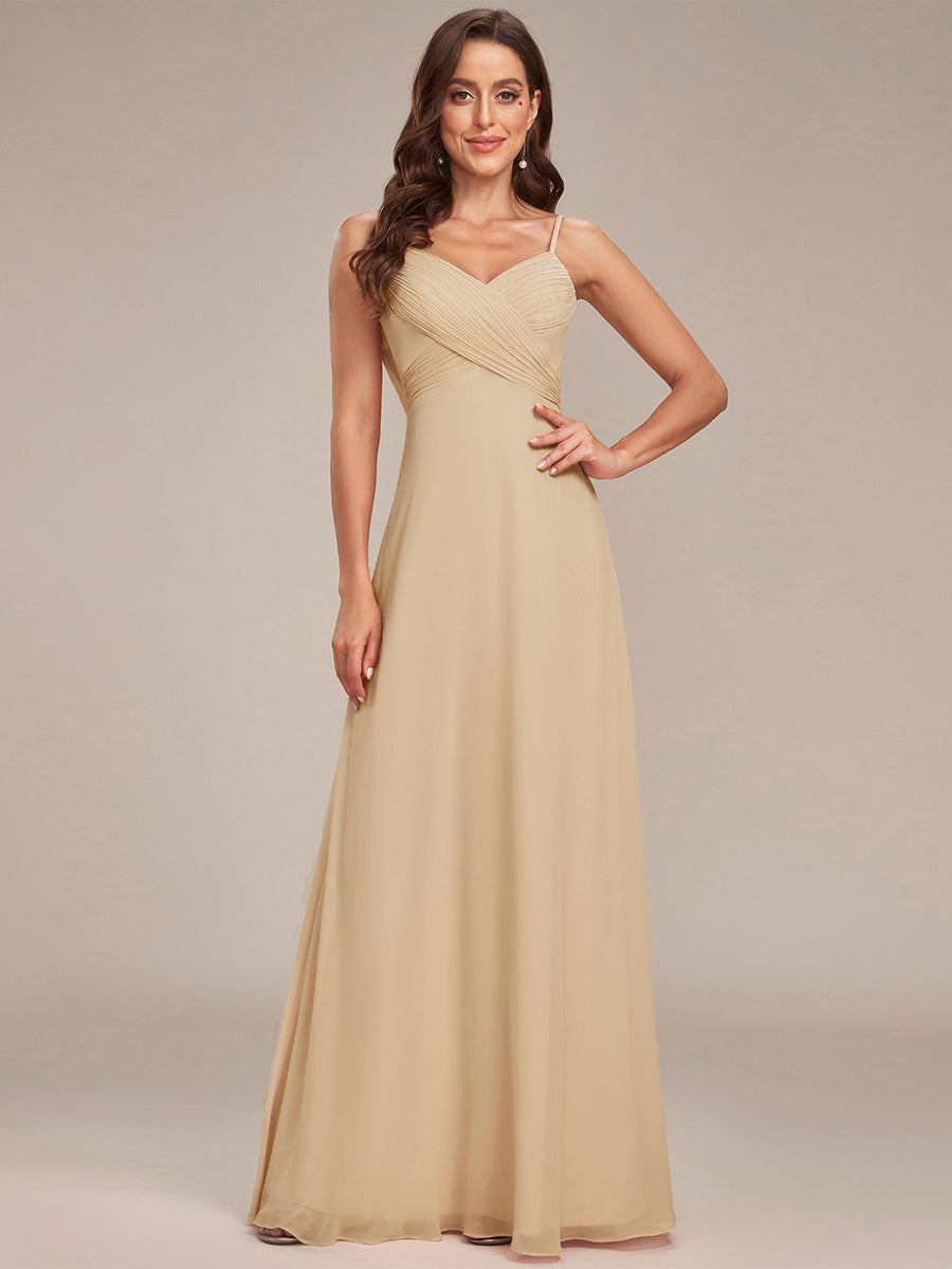 Robe de demoiselle d'honneur drapée au dos avec décolleté en cœur #Couleur_Charbon