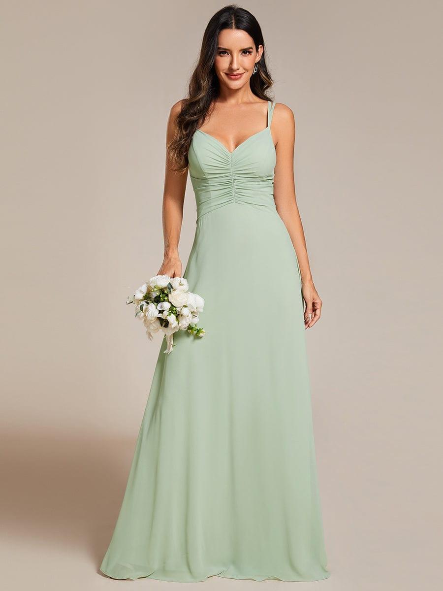 Sage Green Bridesmaid Dresses #style_ESS0021MG