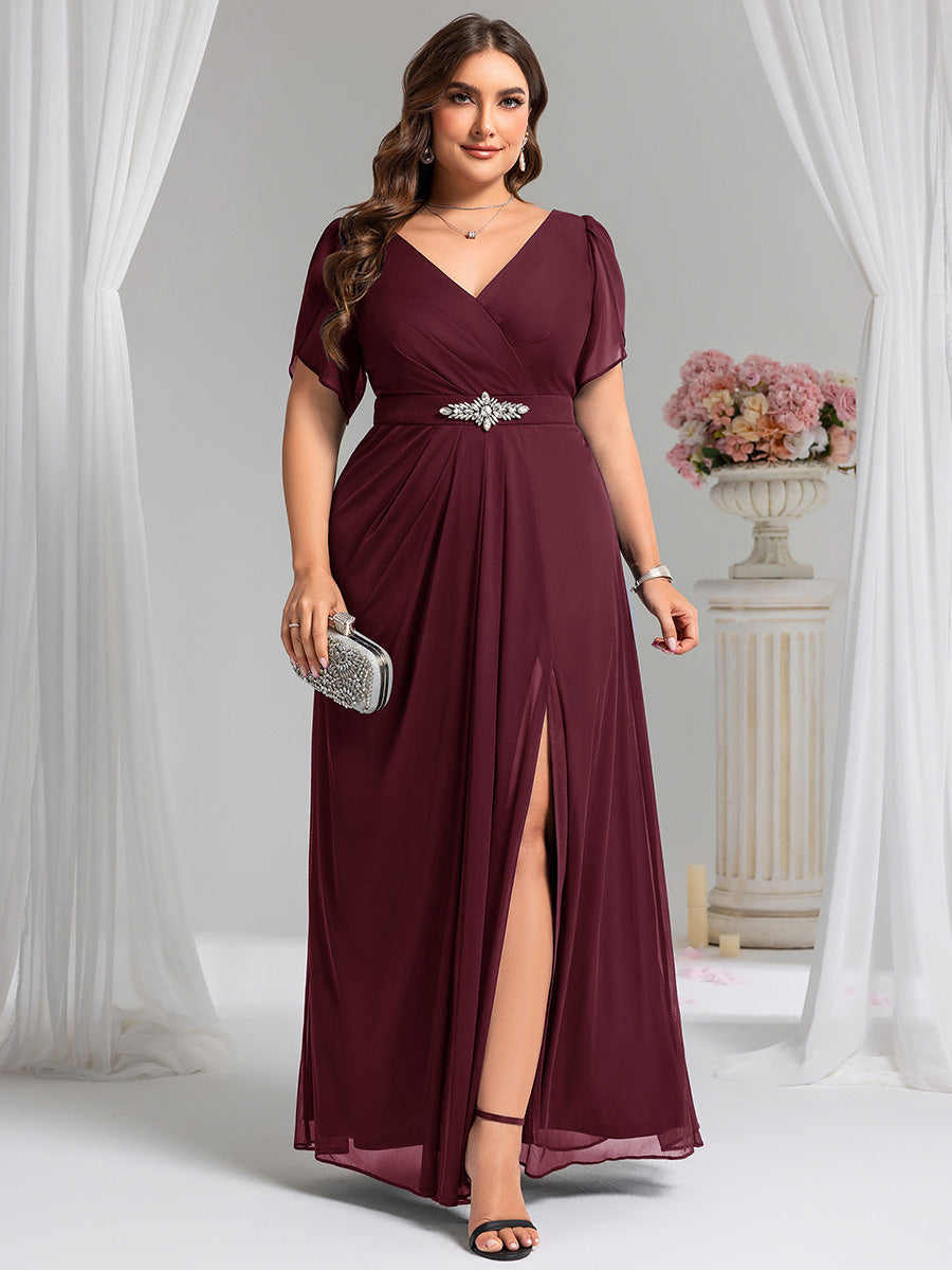 Meilleurs choix de robes de demoiselle d'honneur en satin #Couleur_Bordeaux