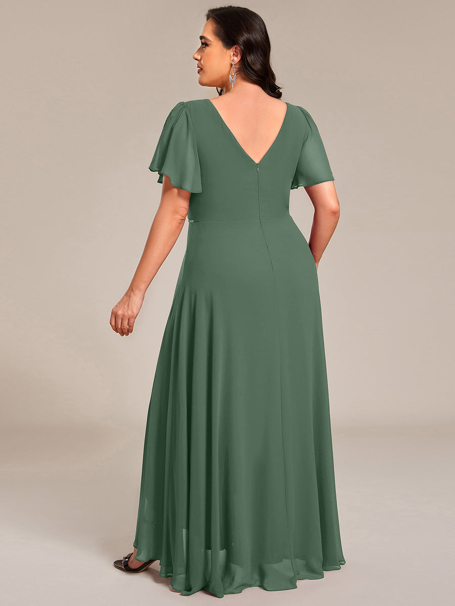 Meilleurs choix de robes de demoiselle d'honneur en satin #Couleur_Eucalyptus