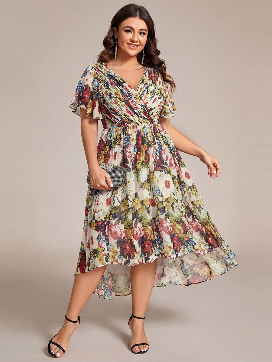 Robes de demoiselle d'honneur dos nu avec nœuds #Couleur_Creme Imprime