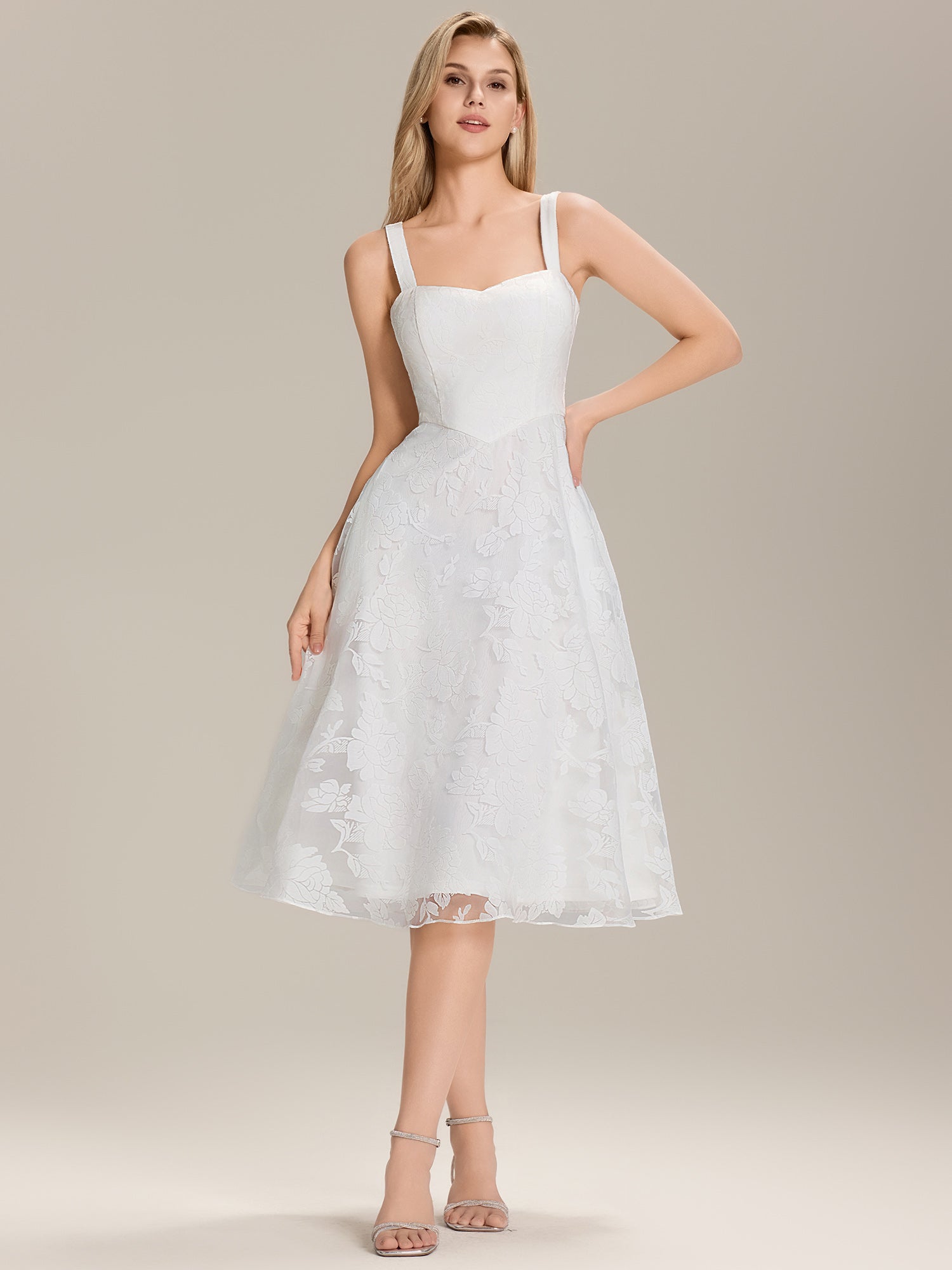 Meilleurs choix de robes de demoiselle d'honneur en satin #Couleur_Blanc