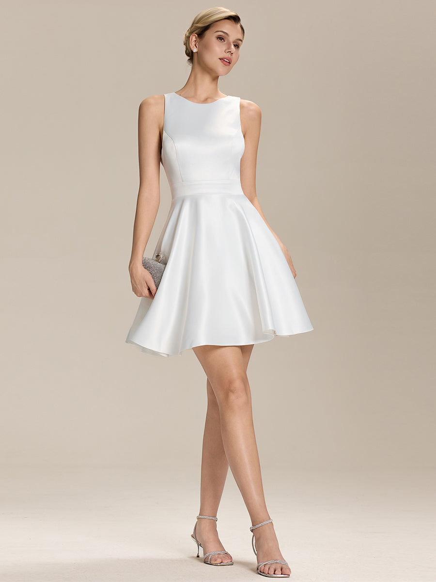 Meilleurs choix de robes de demoiselle d'honneur en satin #Couleur_Blanc