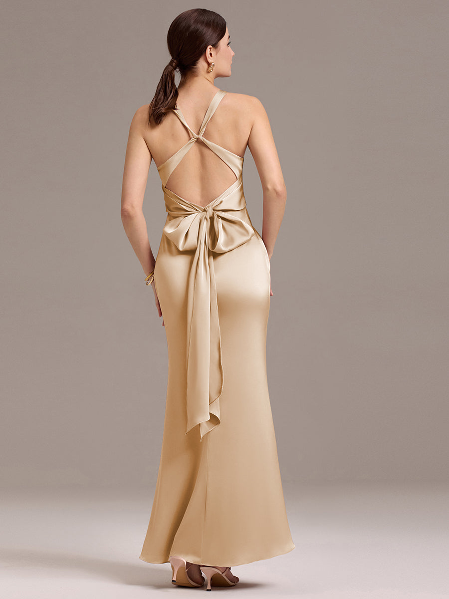 Meilleurs choix de robes de demoiselle d'honneur en satin #Style_MS02422CH
