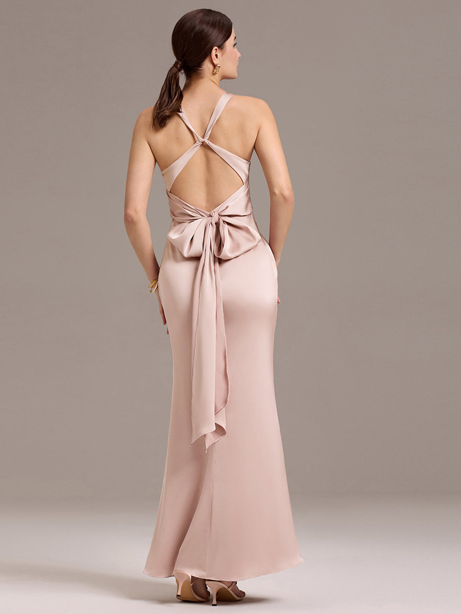 Meilleurs choix de robes de demoiselle d'honneur en satin #Style_MS02422PK