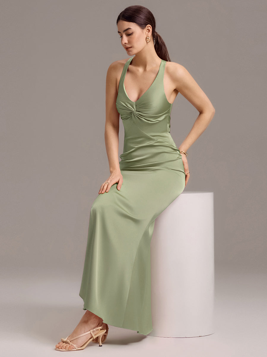 Meilleurs choix de robes de demoiselle d'honneur en satin #Style_MS02422SG