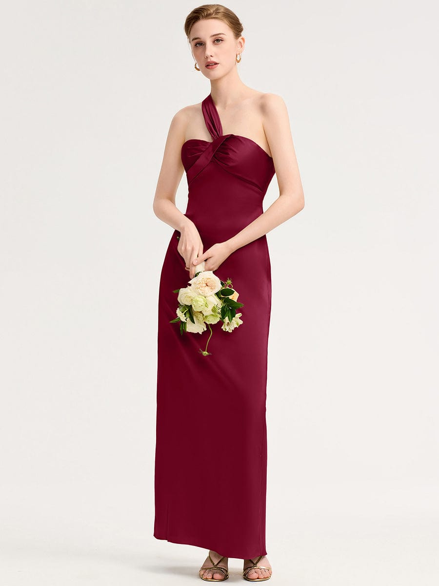 Meilleurs choix de robes de demoiselle d'honneur en satin #Style_MS02438BD