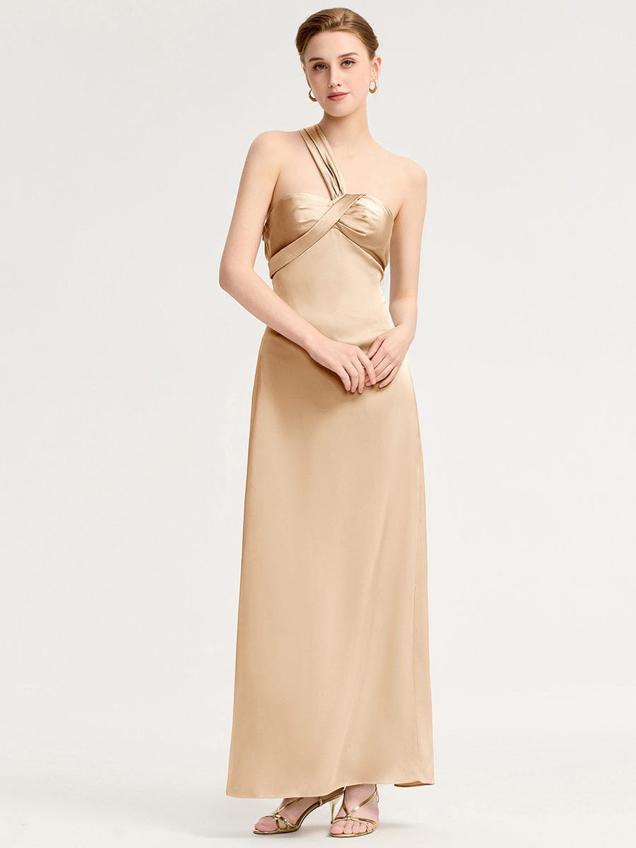 Meilleurs choix de robes de demoiselle d'honneur en satin #Style_MS02438CH