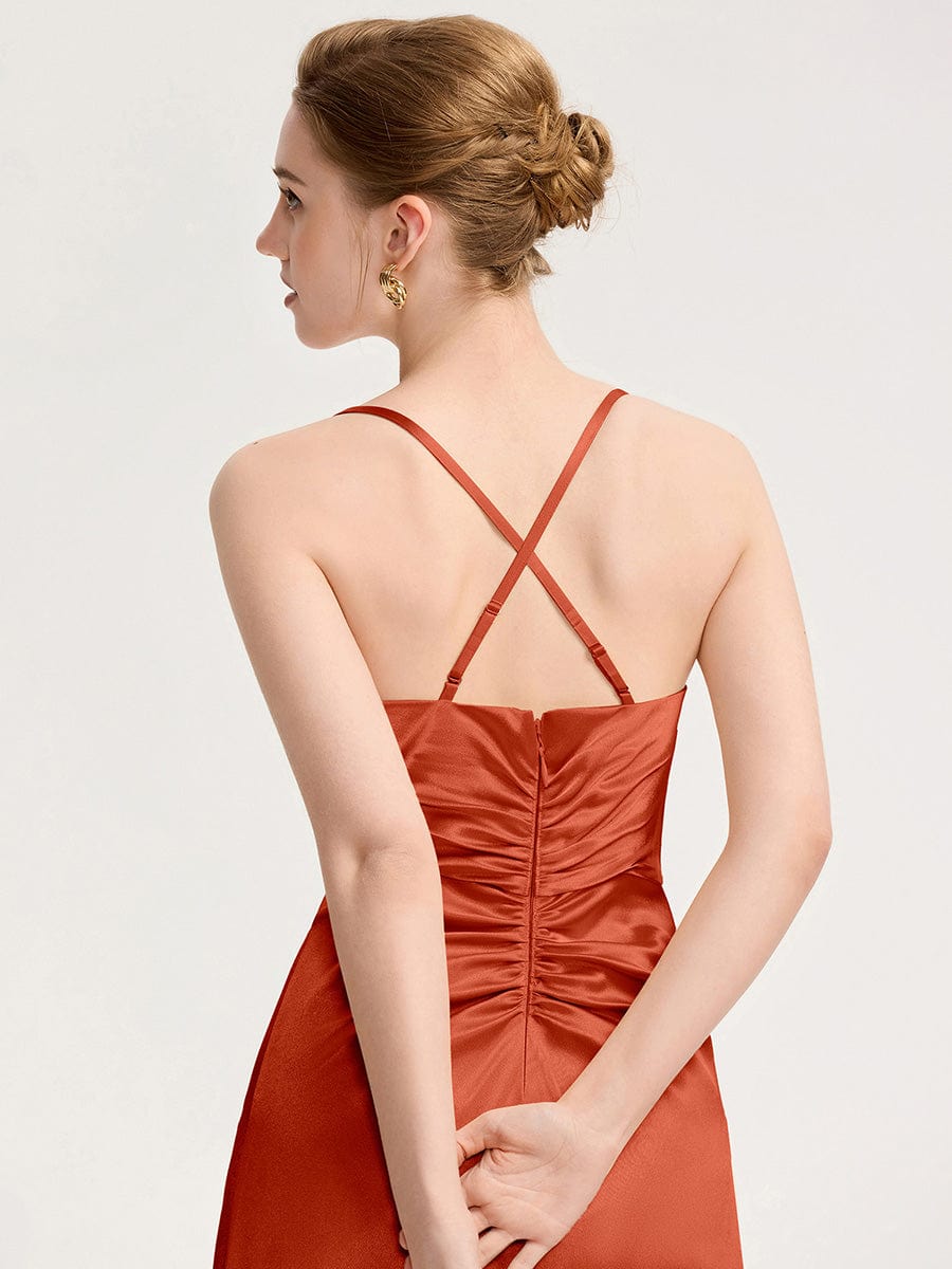 Meilleurs choix de robes de demoiselle d'honneur en satin #Style_MS02439BO