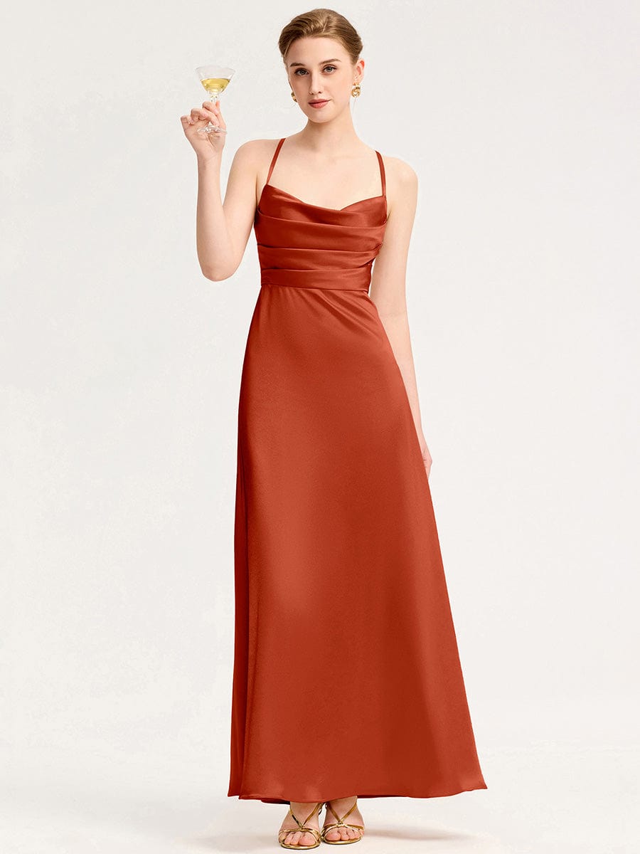 Meilleurs choix de robes de demoiselle d'honneur en satin #Style_MS02439BO
