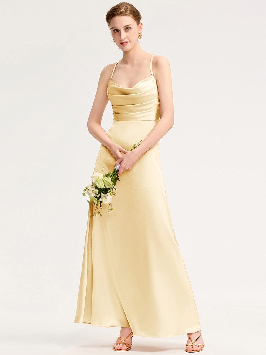 Meilleurs choix de robes de demoiselle d'honneur en satin #Style_MS02439YL