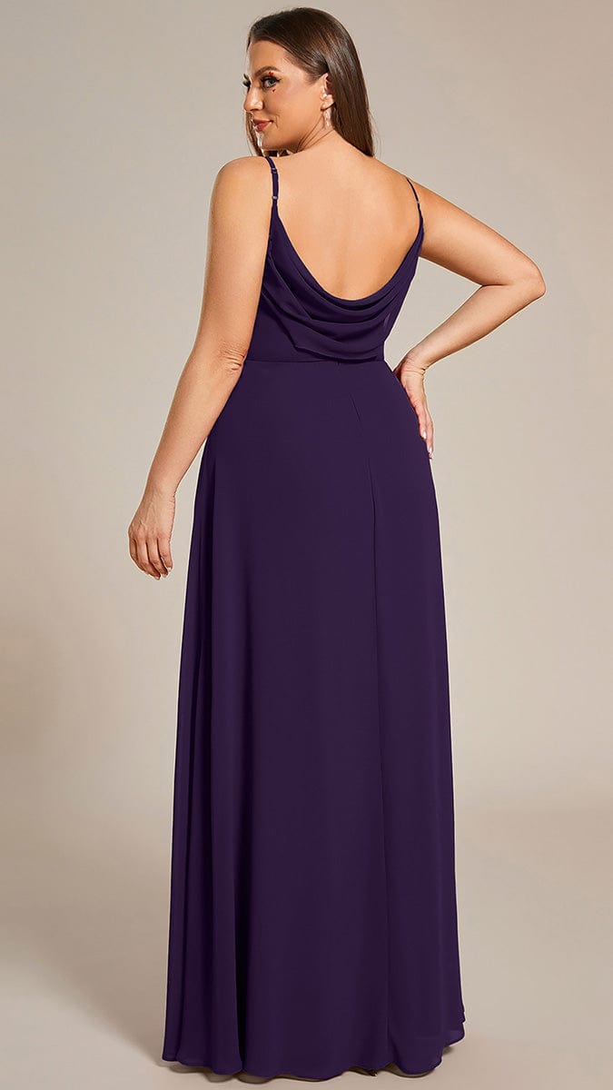 Meilleurs choix de robes de demoiselle d'honneur en satin #Couleur_Violet Fonce