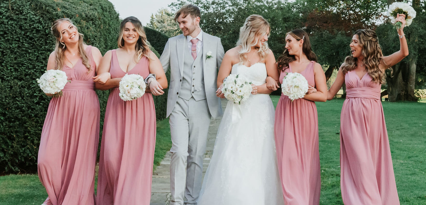 ROBE DEMOISELLE D'HONNEUR ROSE