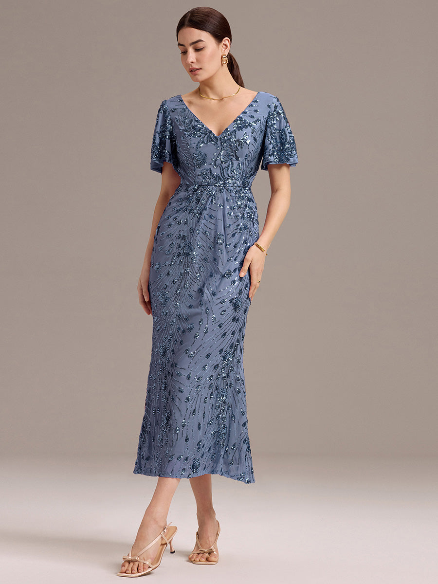 Meilleurs choix de robes de demoiselle d'honneur en satin #Couleur_Marine Fume