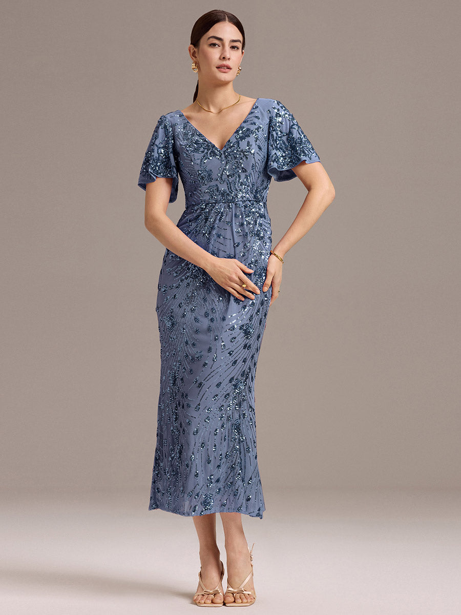 Meilleurs choix de robes de demoiselle d'honneur en satin #Couleur_Marine Fume