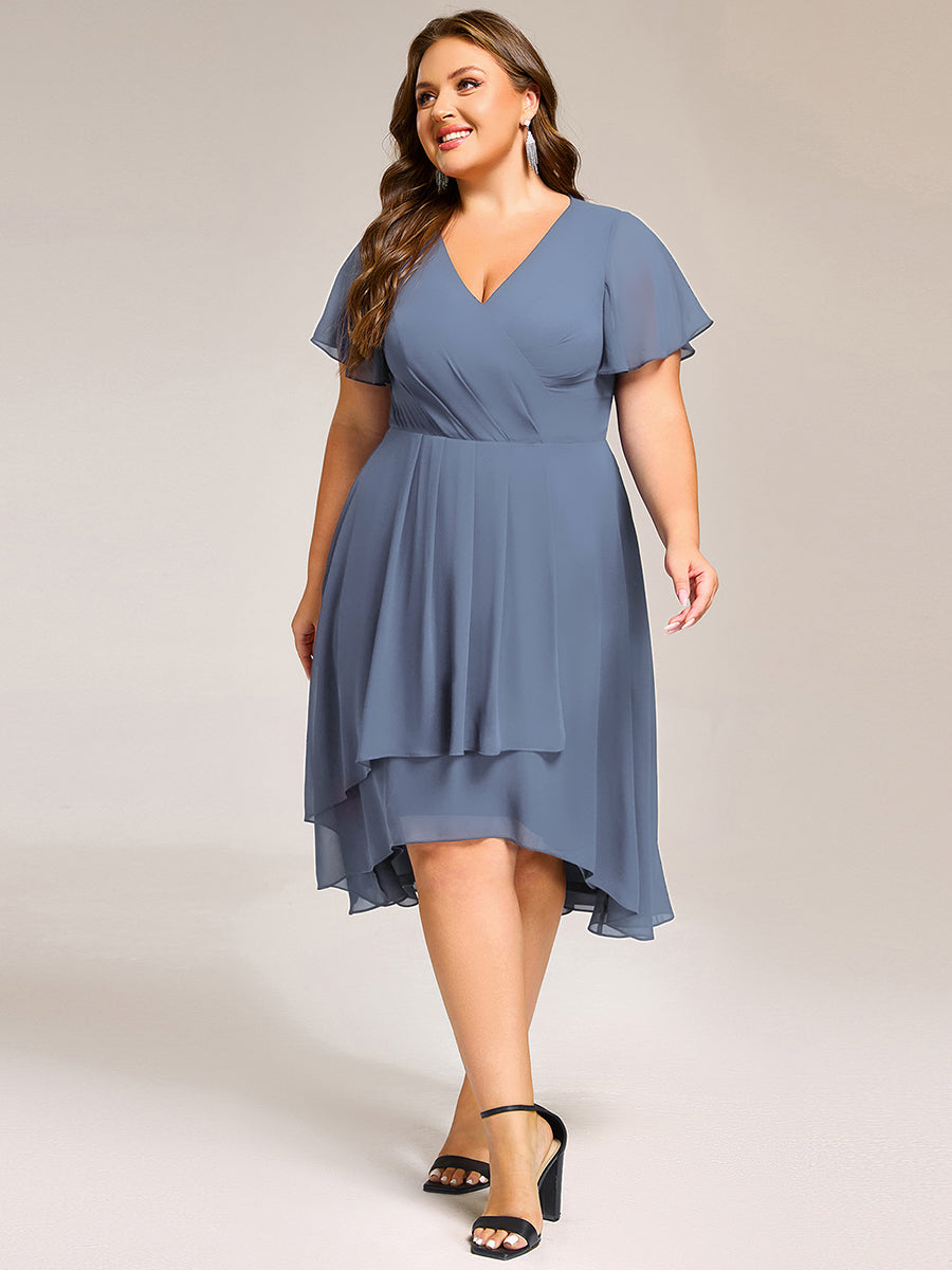 Meilleurs choix de robes de demoiselle d'honneur en satin #Couleur_Marine Fume