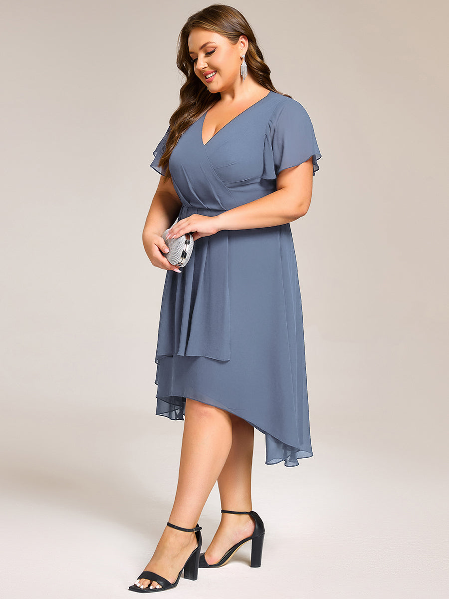 Meilleurs choix de robes de demoiselle d'honneur en satin #Couleur_Marine Fume