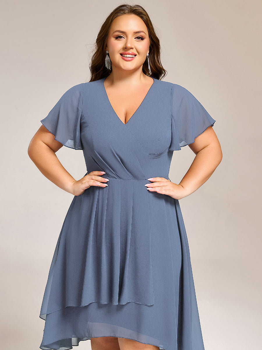 Meilleurs choix de robes de demoiselle d'honneur en satin #Couleur_Marine Fume