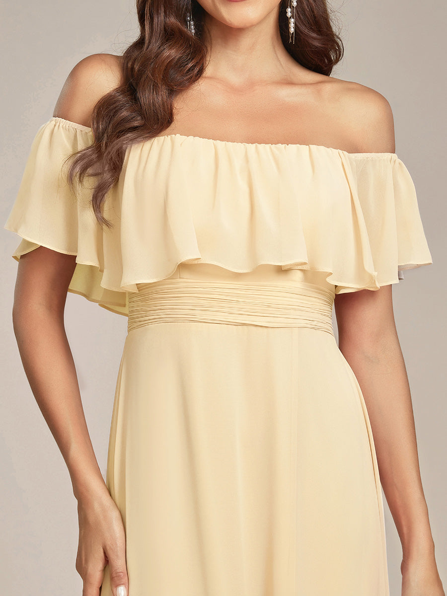Meilleurs choix de robes de demoiselle d'honneur en satin #Couleur_Jaune