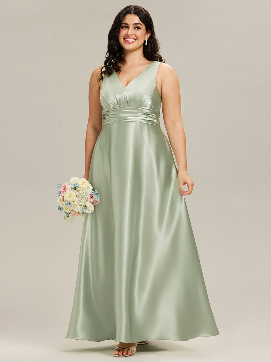 Sage Green Bridesmaid Dresses #style_ES02326MG