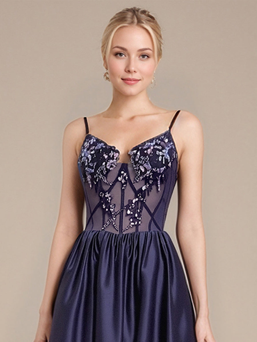 ever SERAPHINA|Robe en satin avec appliques et dos lacé