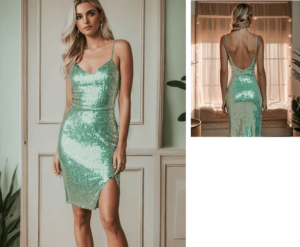 Robes de Rentrée à dos ouvert