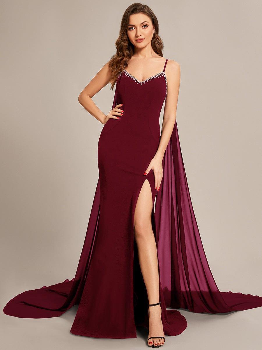 Taille personnalisée Robes de bal en mousseline Bretelles fines Sequin #Couleur_Noir Taille personnalisée Robes de bal en mousseline Bretelles fines Sequin