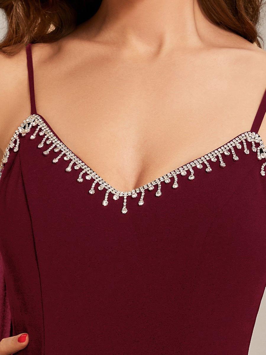 Taille personnalisée Robes de bal en mousseline Bretelles fines Sequin #Couleur_Noir Taille personnalisée Robes de bal en mousseline Bretelles fines Sequin