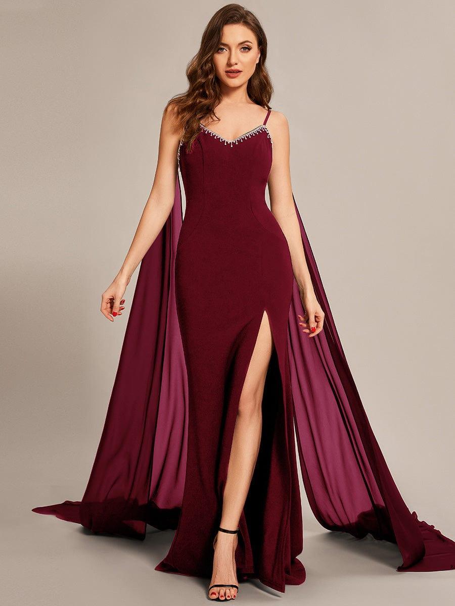 Taille personnalisée Robes de bal en mousseline Bretelles fines Sequin #Couleur_Noir Taille personnalisée Robes de bal en mousseline Bretelles fines Sequin