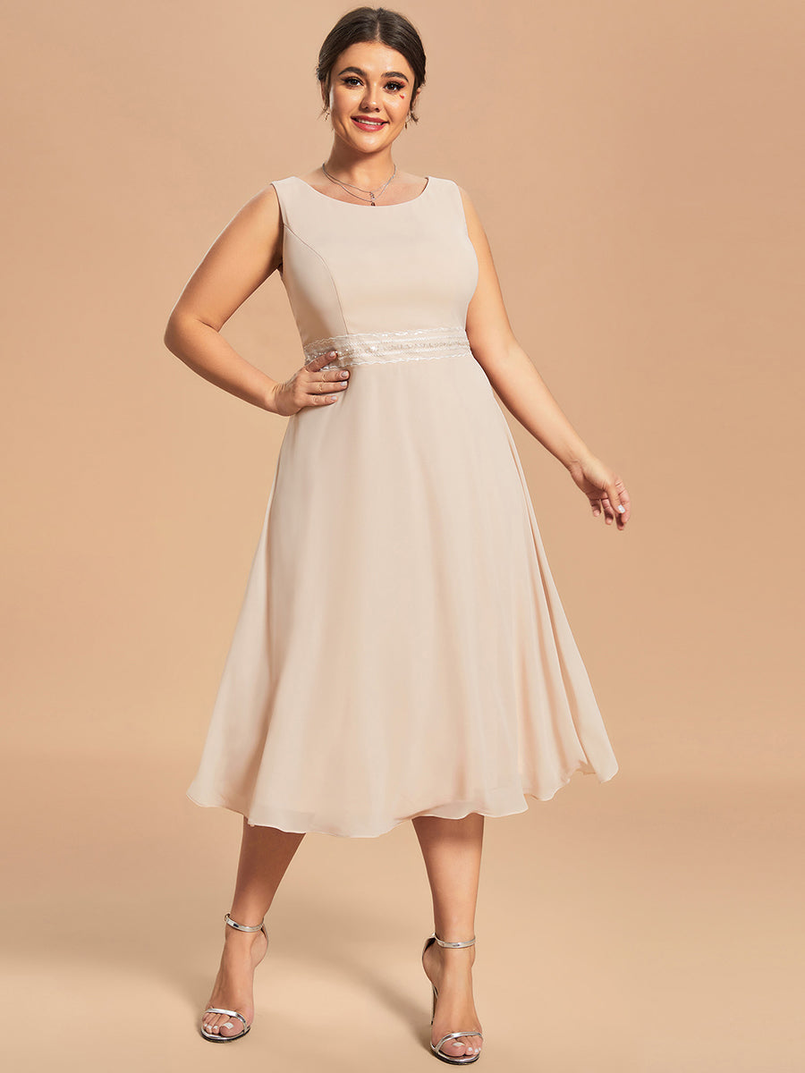 Taille personnalisée Robe Mère De La Mariée charmante deux pièces A-ligne Manches longues #Couleur_Blush Taille personnalisée Robe Mère De La Mariée charmante deux pièces A-ligne Manches longues