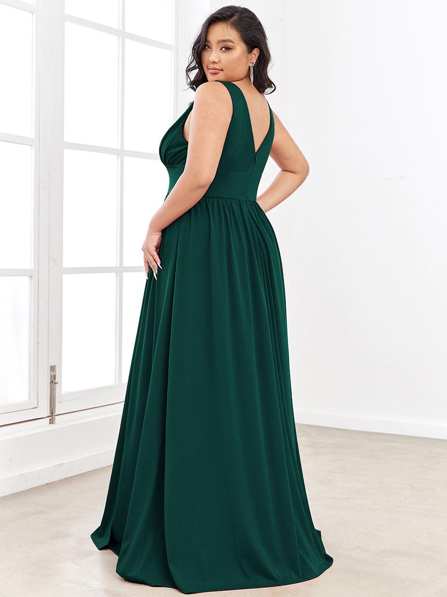 Taille personnalisée Robe de soirée longue au sol à taille haute #Couleur_Bordeaux Taille personnalisée Robe de soirée longue au sol à taille haute