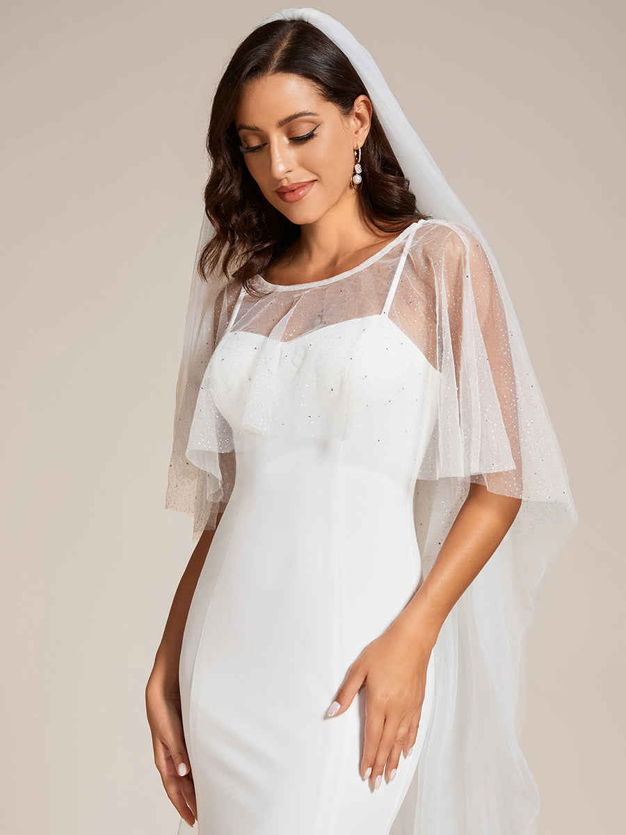 Taille personnalisée Robe de mariée Décolleté en cœur Moulante longue #Couleur_Blanc Taille personnalisée Robe de mariée Décolleté en cœur Moulante longue