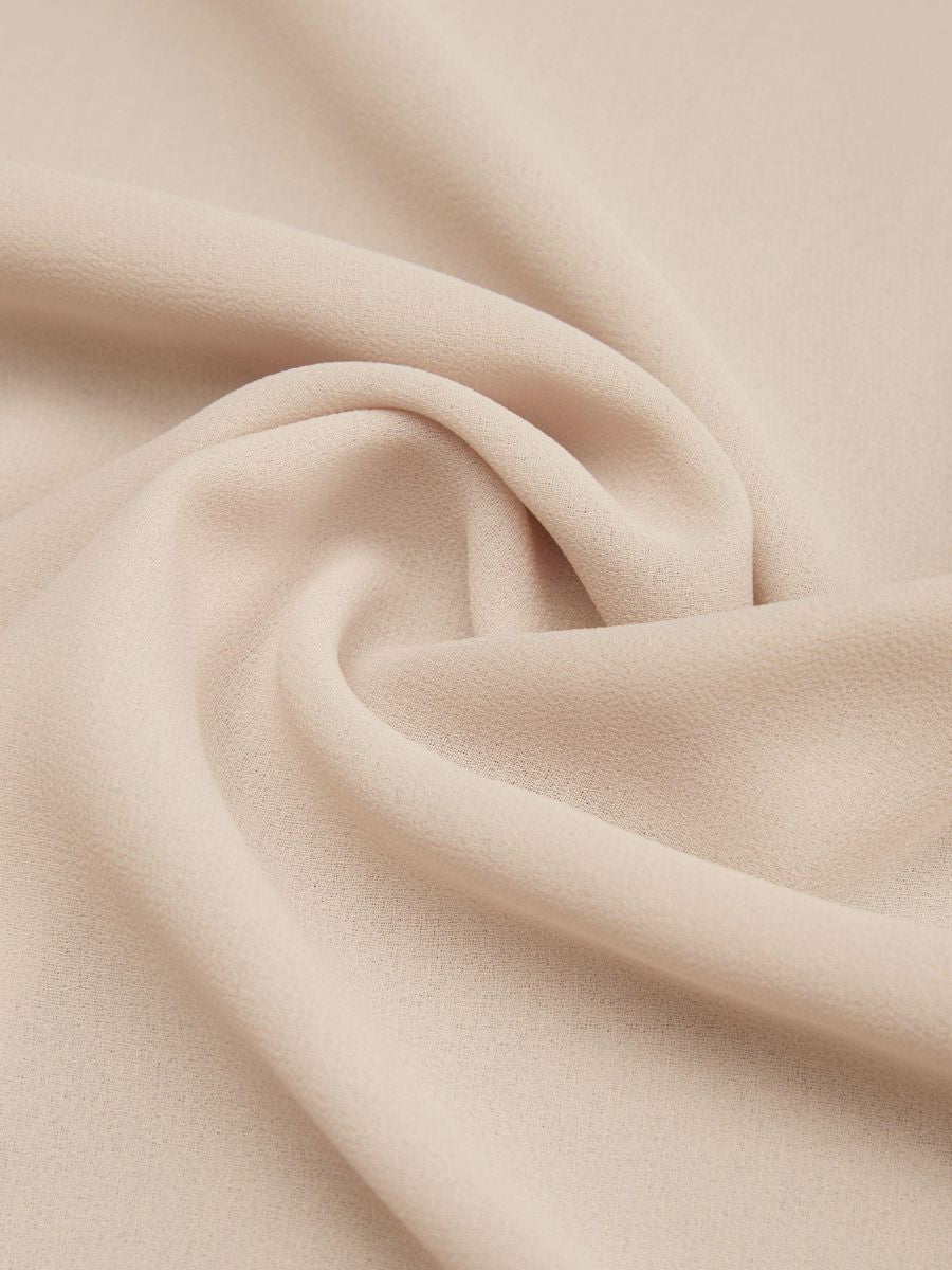 Tissu de robe en mousseline de soie multicolore_couleur_Blush