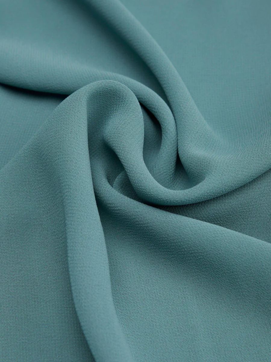 Tissu de robe en mousseline de soie multicolore_couleur_Marine Fume