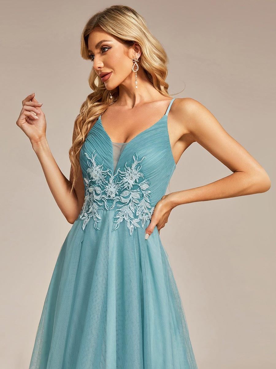 Robe de bal chic et élégante sans manches Ourlet haute basse #Couleur_Rose Robe de bal chic et élégante sans manches Ourlet haute basse