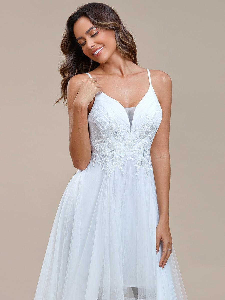 Robe de bal chic et élégante sans manches Ourlet haute basse #Couleur_Rose Robe de bal chic et élégante sans manches Ourlet haute basse