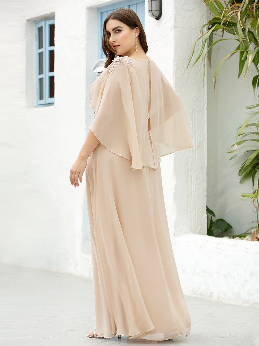 Taille personnalisée Robe de Demoiselle d'Honneur élégante en Mousseline #Couleur_Bordeaux Taille personnalisée Robe de Demoiselle d'Honneur élégante en Mousseline