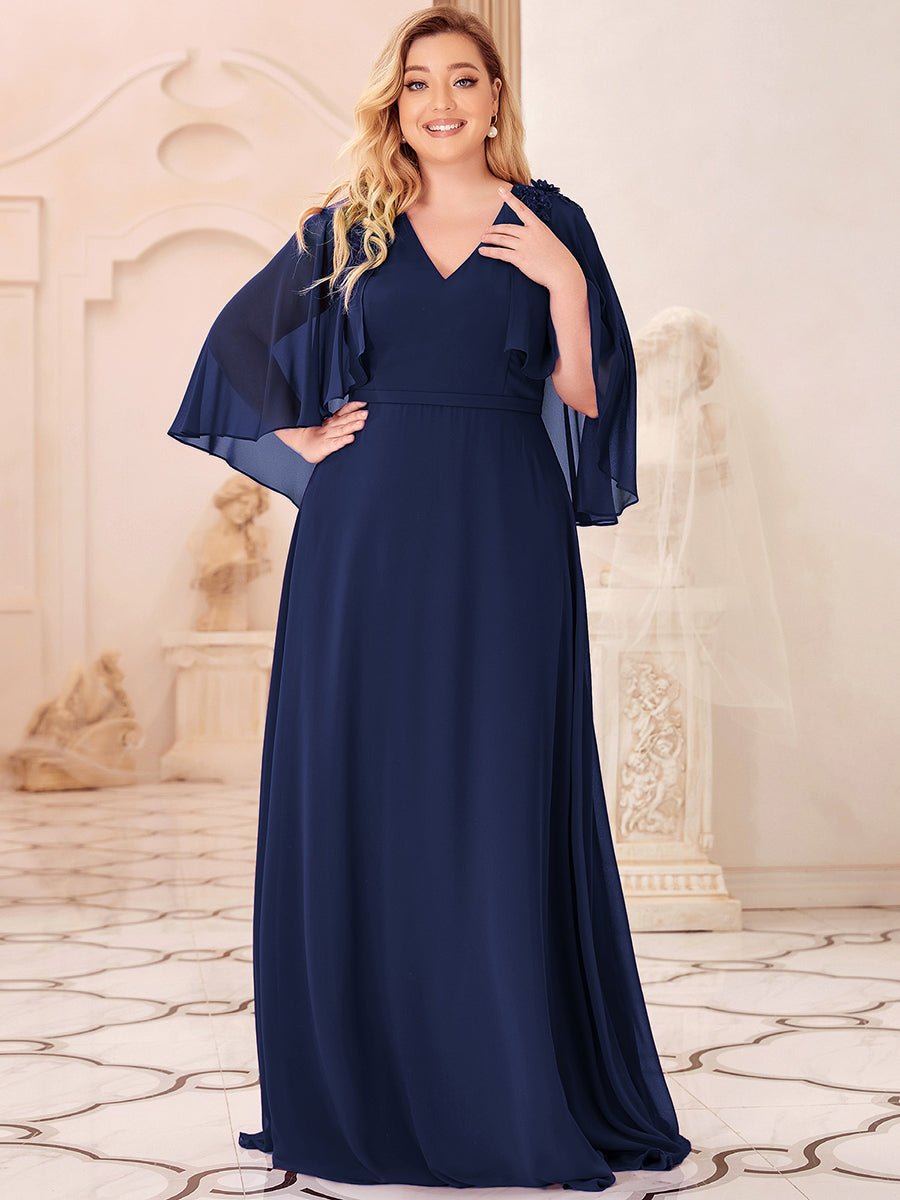 Taille personnalisée Robe de Demoiselle d'Honneur élégante en Mousseline #Couleur_Bordeaux Taille personnalisée Robe de Demoiselle d'Honneur élégante en Mousseline